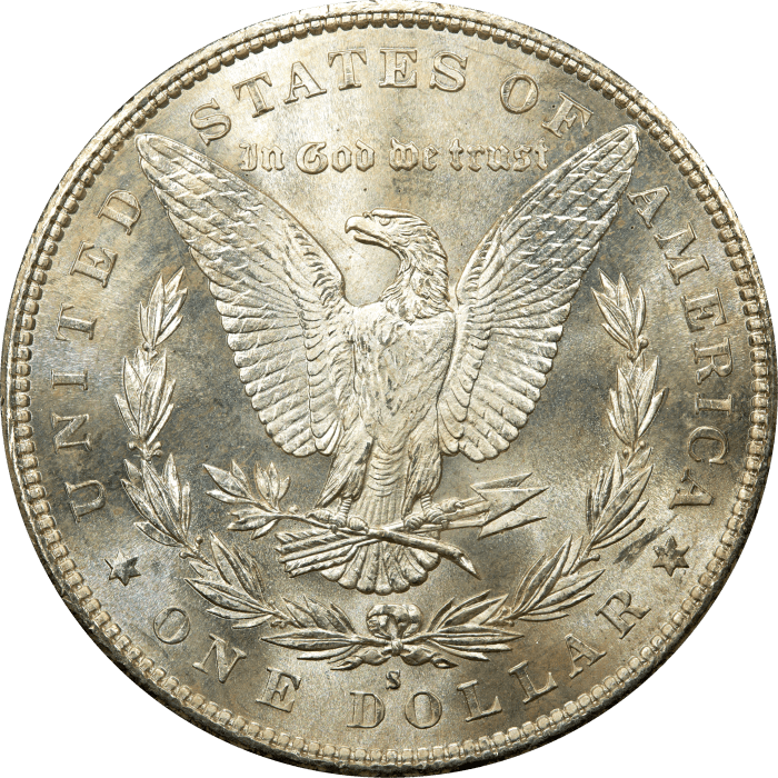 1881-S Morgan Dollar ($1) Reverse Image