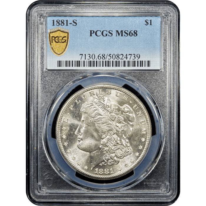 1881-S Morgan Dollar ($1) Obverse Slab Image