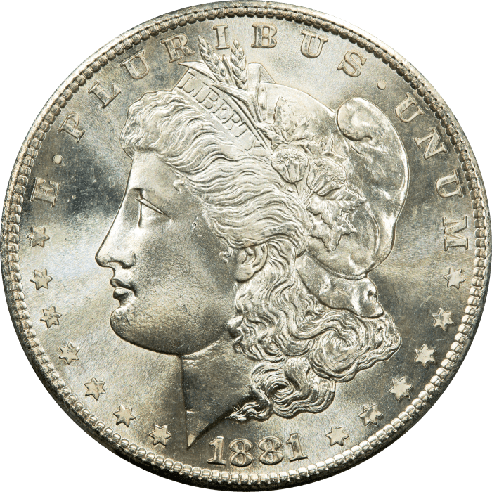 1881-S Morgan Dollar ($1) Obverse Image