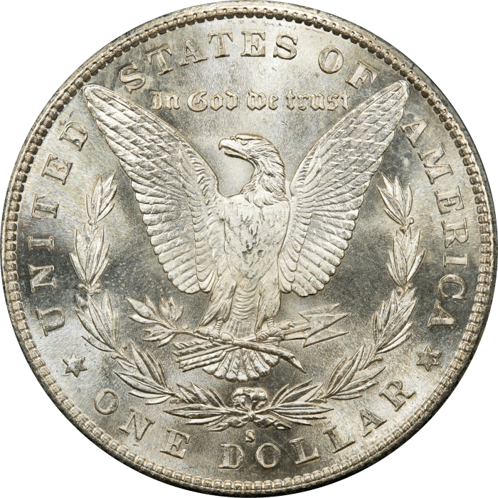 1881-S Morgan Dollar ($1) Reverse Image