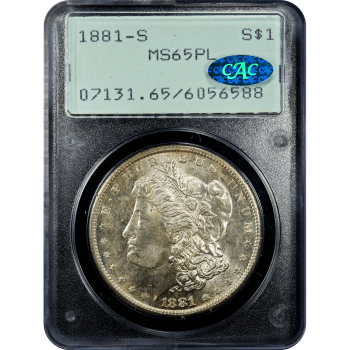 1881-S Morgan Dollar ($1) Rattler SLAB Image