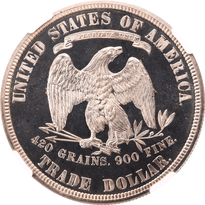 1881 Trade Dollar ($1) Reverse Image