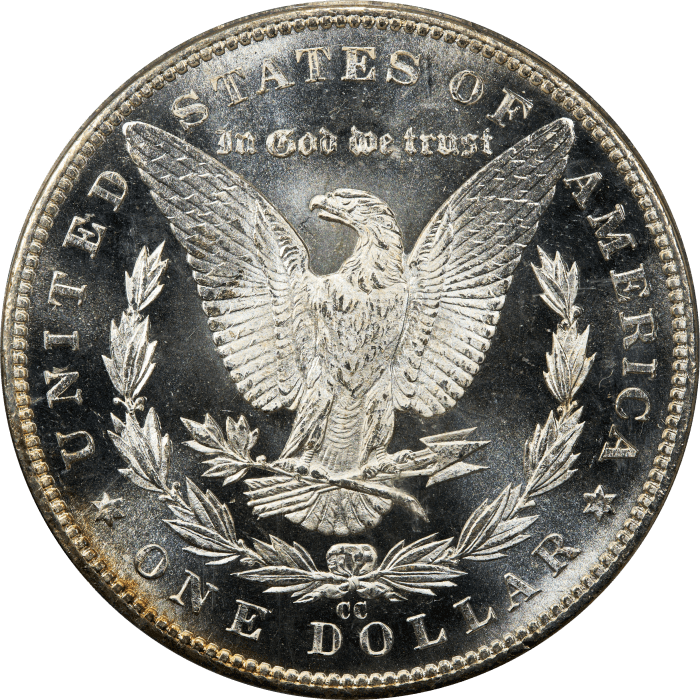 1882-CC Morgan Dollar ($1) Reverse Image