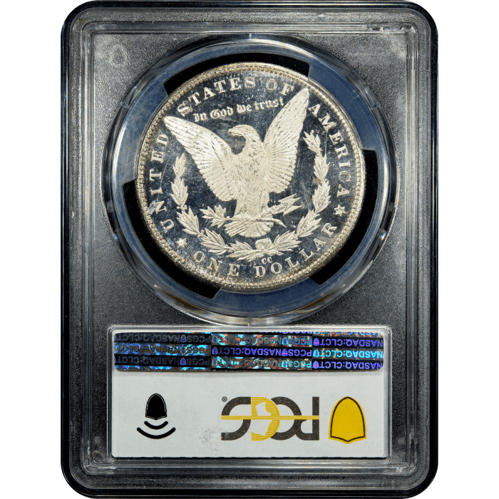 1882-CC Morgan Dollar ($1) Reverse Slab Image