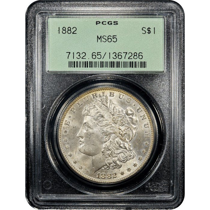 1882 Morgan Dollar ($1) OGH SLAB Image