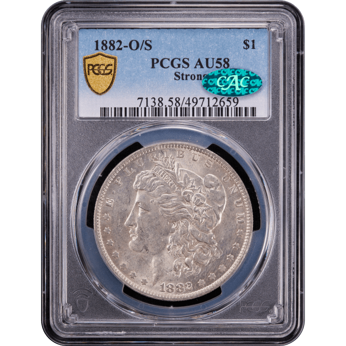 1882-O/S Morgan Dollar ($1) Strong Obverse Slab Image