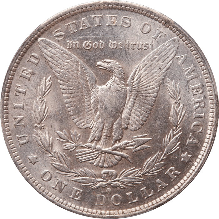 1882-O/S Morgan Dollar ($1) Strong Reverse Image