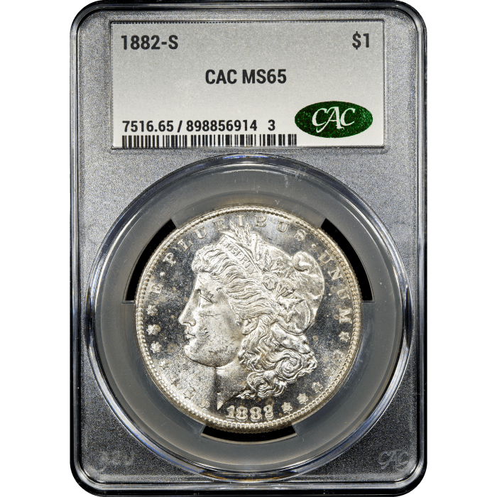 1882-S Morgan Dollar ($1) Obverse Slab Image