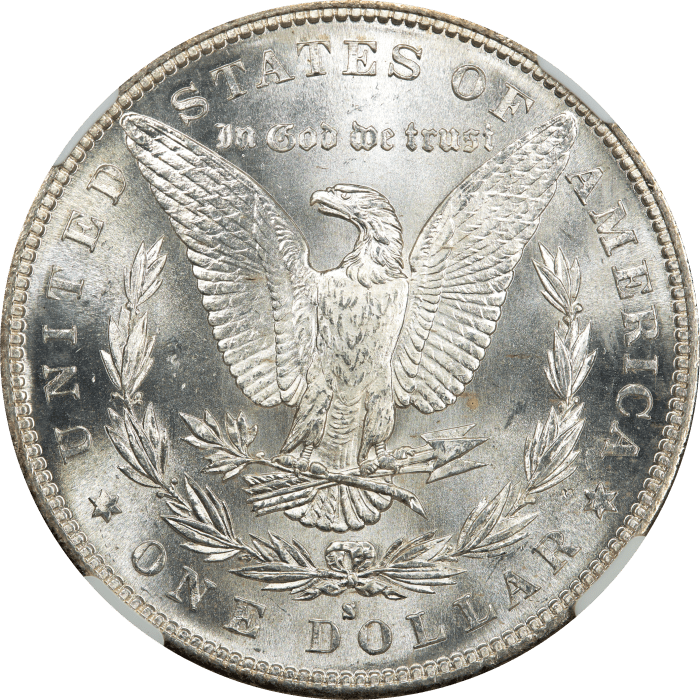1882-S Morgan Dollar ($1) REVERSE Image