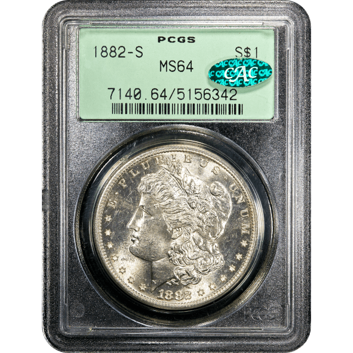 1882-S Morgan Dollar ($1) OGH Obverse Slab Image
