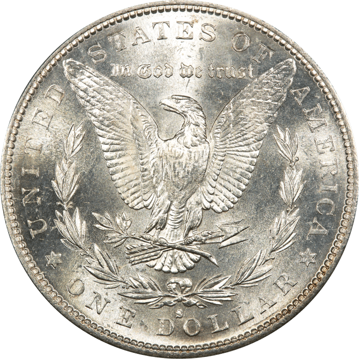 1882-S Morgan Dollar ($1) OGH Reverse Image