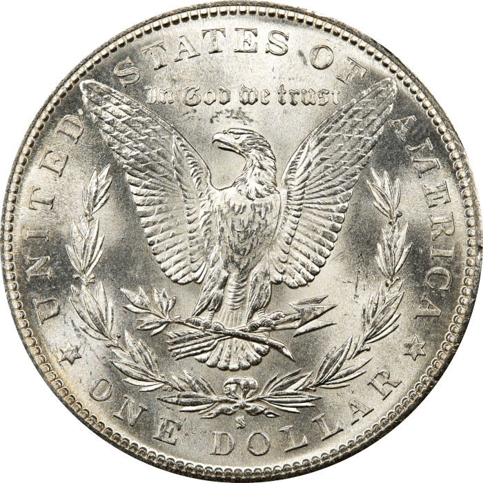 1882-S Morgan Dollar ($1) Reverse Image