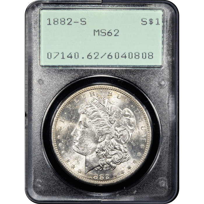 1882-S Morgan Dollar ($1) Rattler SLAB Image