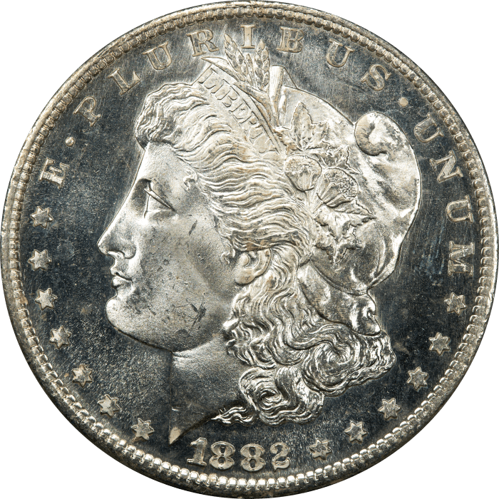 1882-S Morgan Dollar ($1) Rattler OBVERSE Image