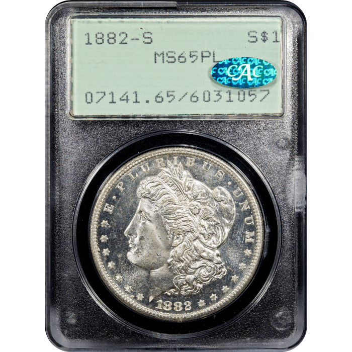 1882-S Morgan Dollar ($1) Rattler SLAB Image