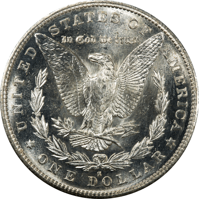 1882-S Morgan Dollar ($1) Rattler REVERSE Image
