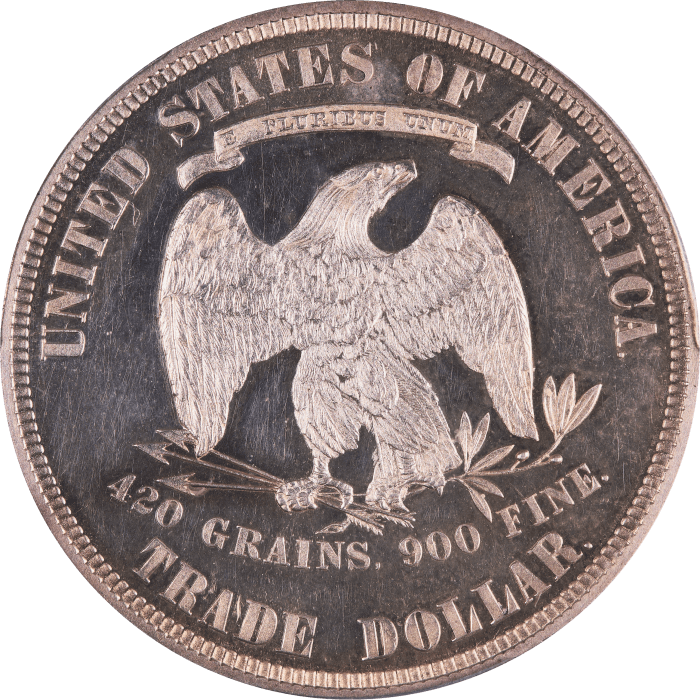1882 Trade Dollar ($1) Reverse Image