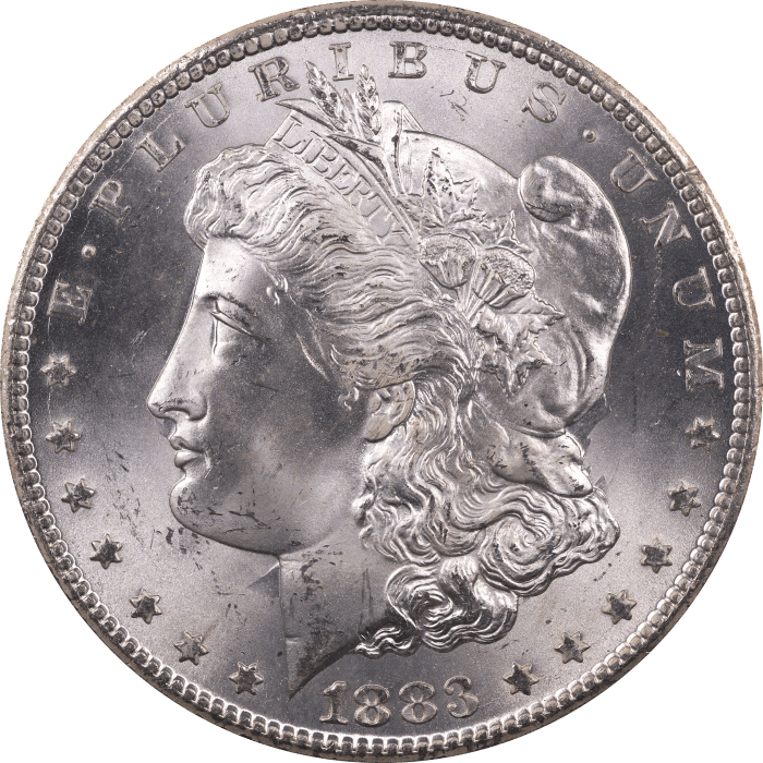 1883-CC Morgan Dollar ($1) GSA Obverse Image