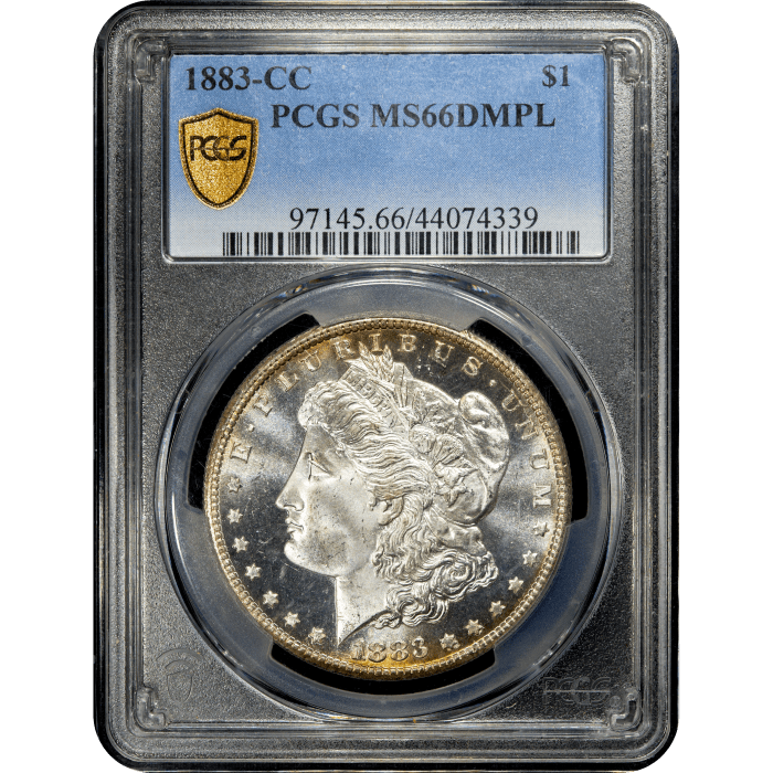 1883-CC Morgan Dollar ($1) Obverse Slab Image