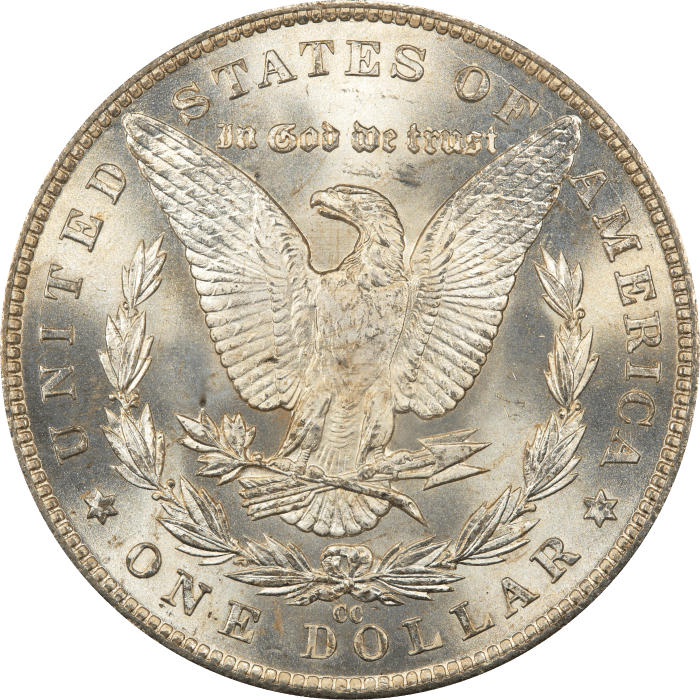 1883-CC Morgan Dollar Reverse Image