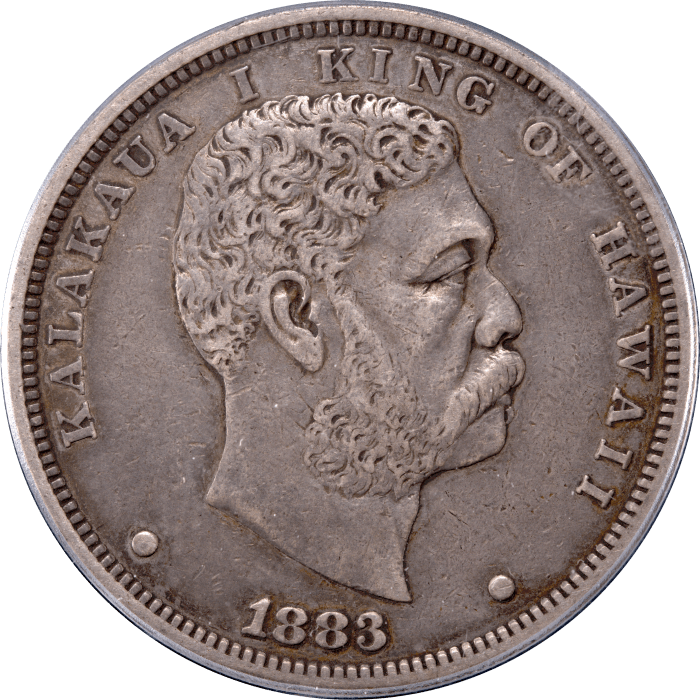 1883 Hawaii Dollar ($1) Obverse Image