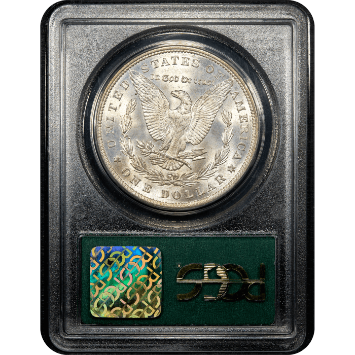 1883 Morgan Dollar ($1) OGH Reverse Slab Image