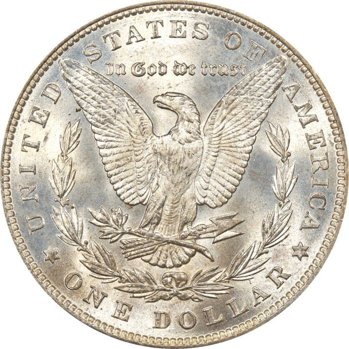 1883 Morgan Dollar ($1) OGH Reverse Image