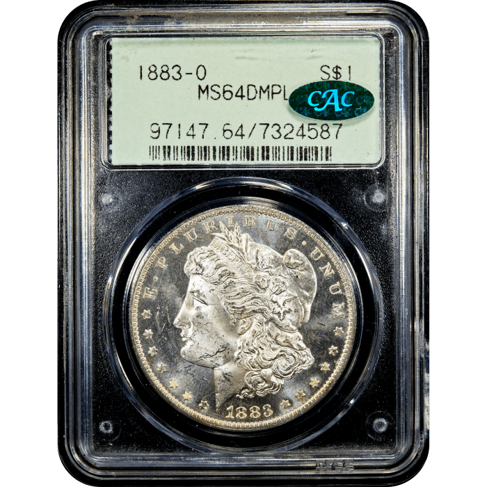 1883-O Morgan Dollar ($1) OGH Obverse Slab Image