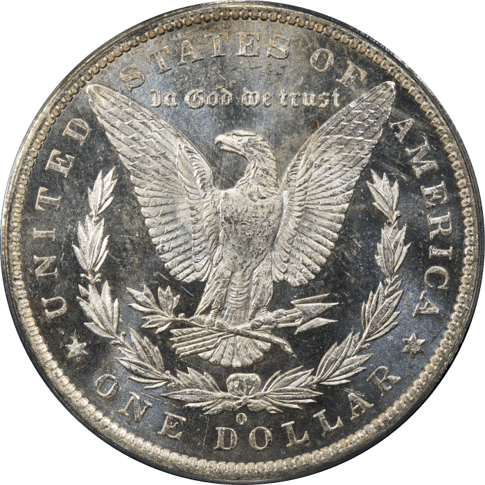 1883-O Morgan Dollar ($1) OGH Reverse Image