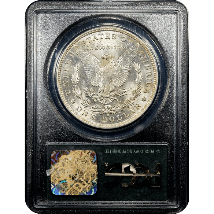 1883-O Morgan Dollar ($1) OGH Reverse Slab Image