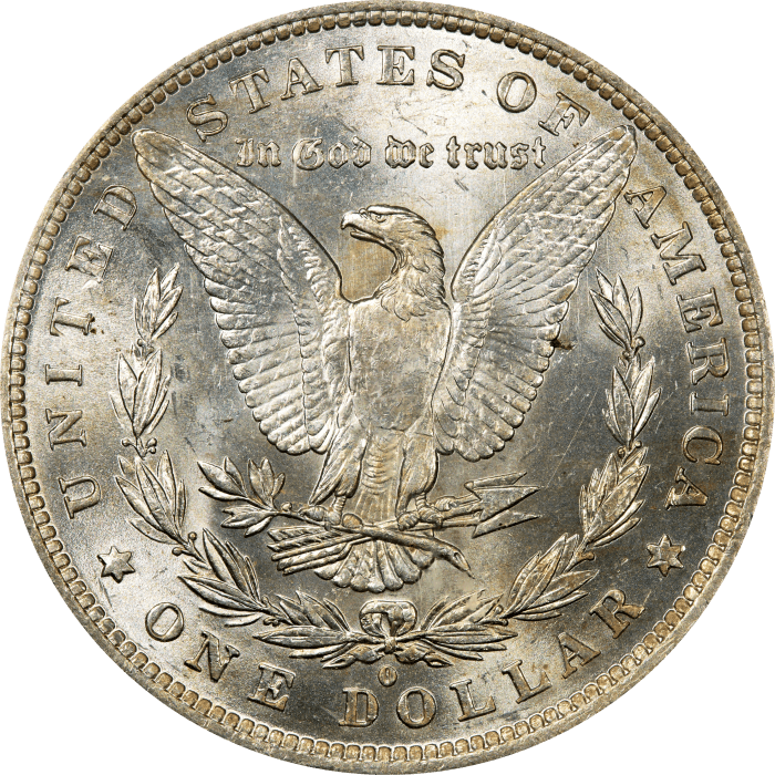 1883-O Morgan Dollar ($1) OGH Reverse Image