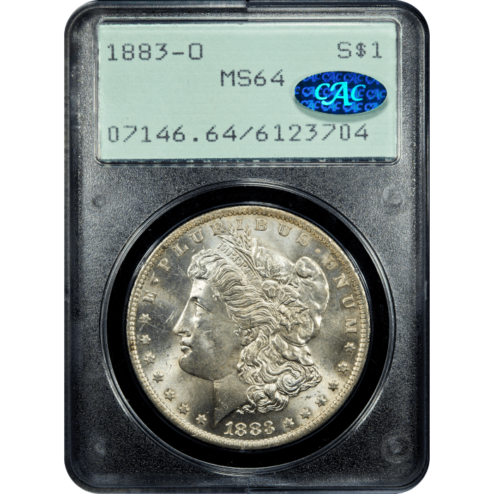 1883-O Morgan Dollar ($1) Rattler Obverse Slab Image