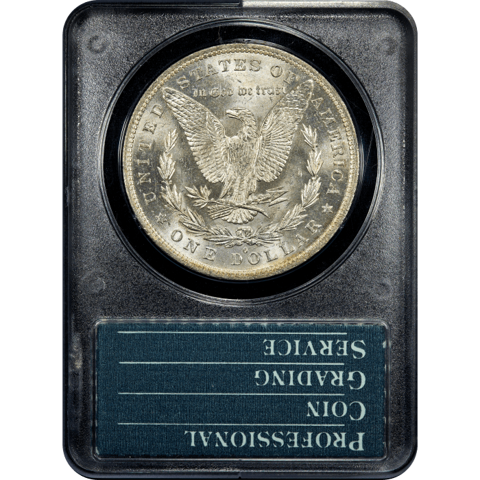 1883-O Morgan Dollar ($1) Rattler Reverse Slab Image