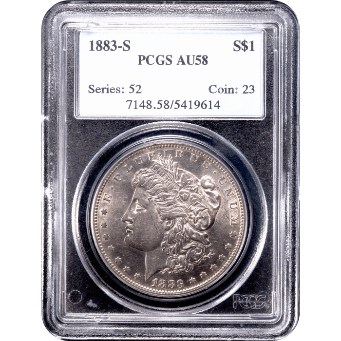 1883-S Morgan Dollar ($1) Obverse Slab Image