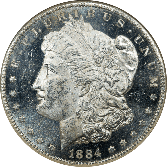 1884-CC Morgan Dollar ($1) Obverse Image