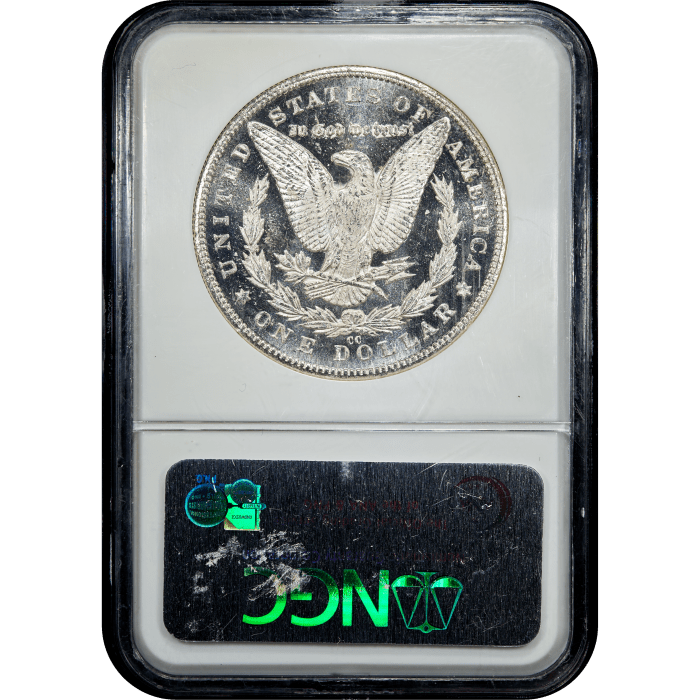 1884-CC Morgan Dollar ($1) Reverse Slab Image