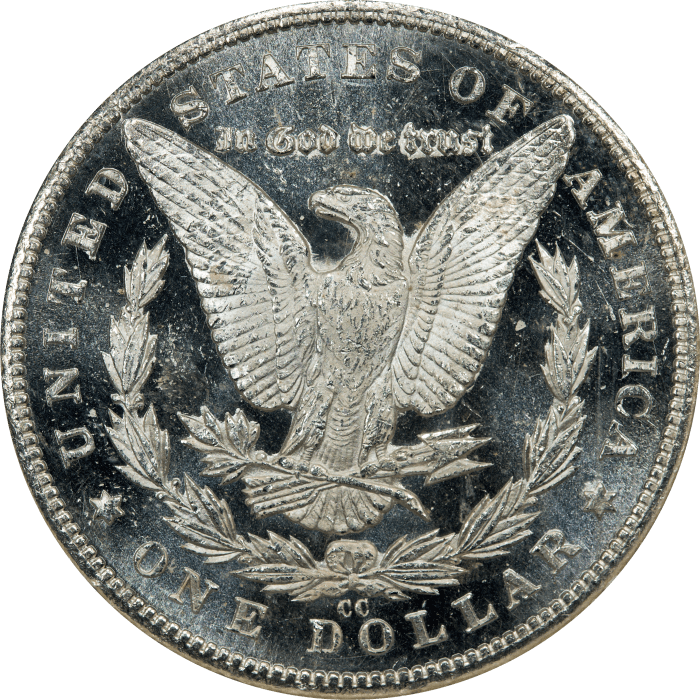1884-CC Morgan Dollar ($1) Reverse Image