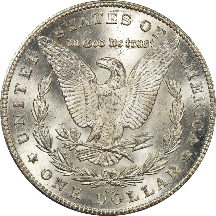 1884-CC Morgan Dollar ($1) OGH Reverse Image
