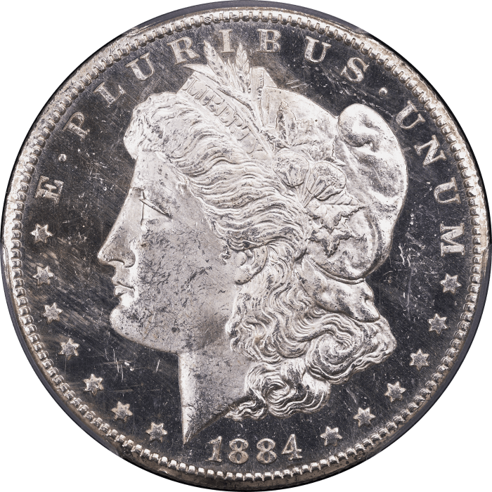 1884-CC Morgan Dollar ($1) OBVERSE Image