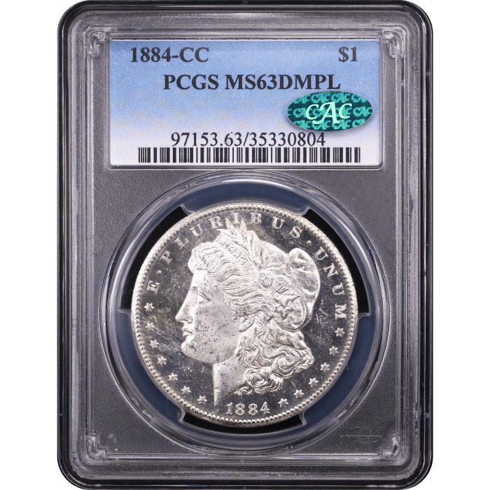 1884-CC Morgan Dollar ($1) SLAB Image