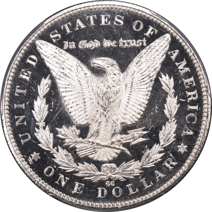 1884-CC Morgan Dollar ($1) REVERSE Image