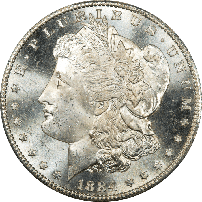 1884-CC Morgan Dollar ($1) Obverse Image
