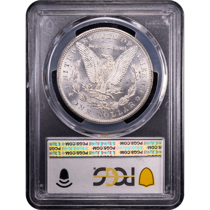 1884-CC Morgan Dollar ($1) Reverse Slab Image