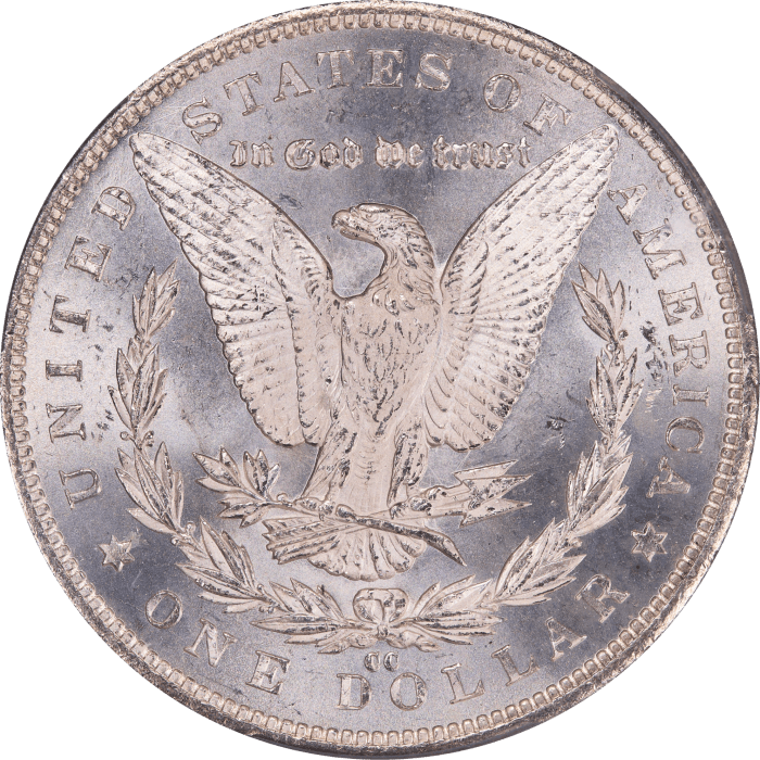 1884-CC Morgan Dollar ($1) Reverse Image