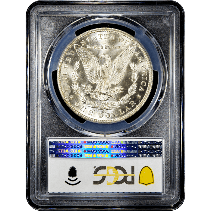 1884-CC Morgan Dollar ($1) Reverse Slab Image