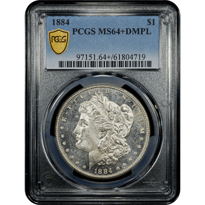 1884 Morgan Dollar ($1) SLAB Image