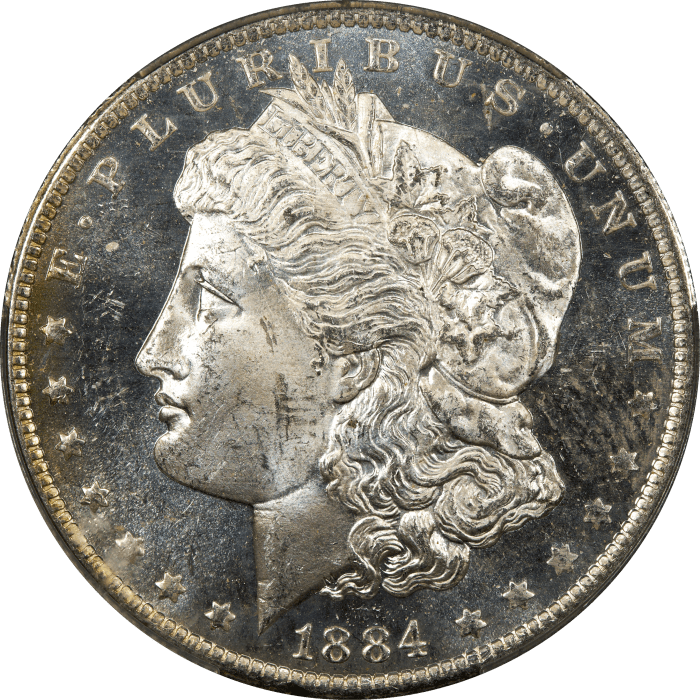 1884-O Morgan Dollar ($1) OBVERSE Image