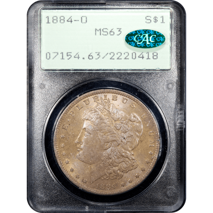 1884-O Morgan Dollar ($1) Rattler SLAB Image