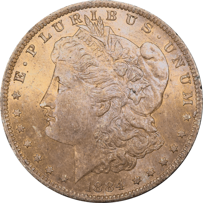 1884-O Morgan Dollar ($1) Rattler OBVERSE Image