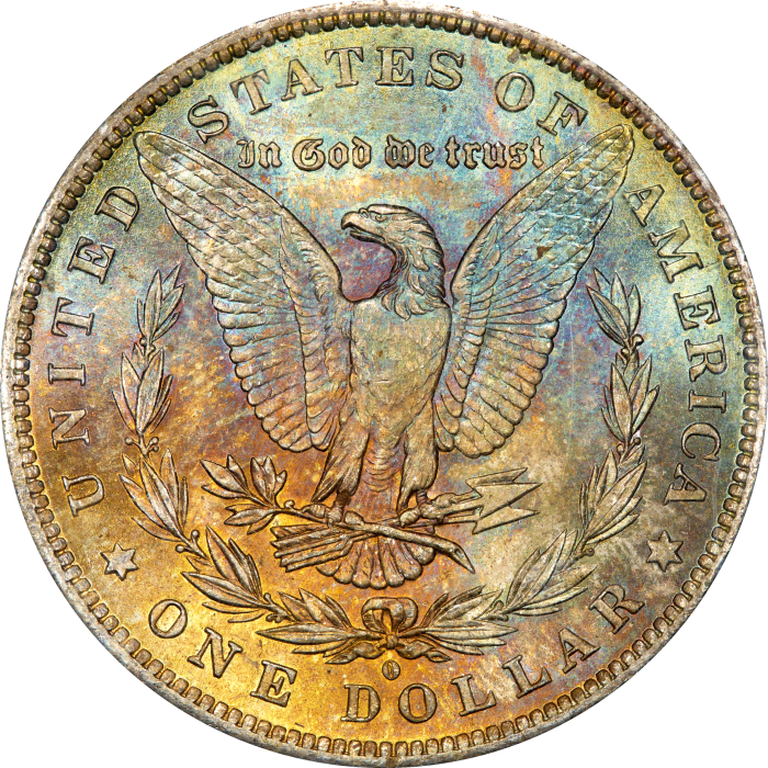 1884-O Morgan Dollar ($1) Rattler REVERSE Image